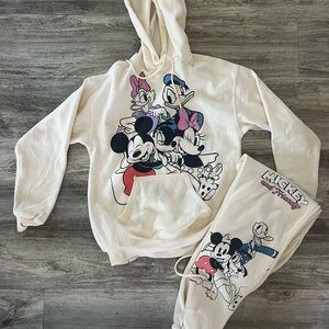 Disney Character Hoodie and Sweatpants Set